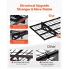 image:imageVEVOR 2Pack Heavy Duty Garage Wall Shelving 2 x 4 ft Steel Wall Mounted Shelving Unit with Hooks 24 x 48 Inch Per Shelf Floating Storage Metal Rack for Garage 500 lbs Total Weight CapacityBlack