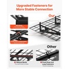 image:imageVEVOR 2Pack Heavy Duty Garage Wall Shelving 2 x 4 ft Steel Wall Mounted Shelving Unit with Hooks 24 x 48 Inch Per Shelf Floating Storage Metal Rack for Garage 500 lbs Total Weight CapacityBlack