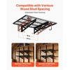 image:imageVEVOR 2Pack Heavy Duty Garage Wall Shelving 2 x 4 ft Steel Wall Mounted Shelving Unit with Hooks 24 x 48 Inch Per Shelf Floating Storage Metal Rack for Garage 500 lbs Total Weight CapacityBlack