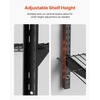 image:imageVEVOR 2Pack Heavy Duty Garage Wall Shelving 2 x 4 ft Steel Wall Mounted Shelving Unit with Hooks 24 x 48 Inch Per Shelf Floating Storage Metal Rack for Garage 500 lbs Total Weight CapacityBlack