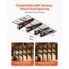 image:imageVEVOR 2Pack Heavy Duty Garage Wall Shelving 2 x 4 ft Steel Wall Mounted Shelving Unit with Hooks 24 x 48 Inch Per Shelf Floating Storage Metal Rack for Garage 500 lbs Total Weight CapacityBlack
