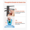 image:imageVEVOR 2in1 5 Gallon Water Jug Holder 5Tier 3 or 5 Gallon Water Bottle Holder for 4 Bottles Heavy Duty Jug Rack Organizer with Storage Shelf Adjustable Feet Handle for Kitchen Office Black