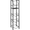 image:imageVEVOR 2in1 5 Gallon Water Jug Holder 5Tier 3 or 5 Gallon Water Bottle Holder for 4 Bottles Heavy Duty Jug Rack Organizer with Storage Shelf Adjustable Feet Handle for Kitchen Office Black