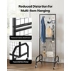 image:imageVEVOR 3 Packs Grid Wall Panels 19 x 54 ft Wire Grid Panels Display Rack Movable Art Display Shelf with Wheels and 30 Hooks Black Carbon Steel Gridwall for Craft Show Decor Storage Notice Board