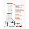 image:imageVEVOR 3 Packs Grid Wall Panels 19 x 54 ft Wire Grid Panels Display Rack Movable Art Display Shelf with Wheels and 30 Hooks Black Carbon Steel Gridwall for Craft Show Decor Storage Notice Board