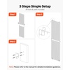image:imageVEVOR 3 Packs Grid Wall Panels 2 x 6 ft Wire Grid Panels Display Rack WallMounted Art Display Shelf Black Carbon Steel Wall Hanging Gridwall for Craft Show Decoration Storage Notice Board