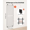image:imageVEVOR 3 Packs Grid Wall Panels 2 x 6 ft Wire Grid Panels Display Rack WallMounted Art Display Shelf Black Carbon Steel Wall Hanging Gridwall for Craft Show Decoration Storage Notice Board