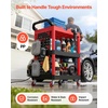 image:imageVEVOR 3 Tier Utility Cart on Wheels 300 LBS Rolling Tool Storage with Pegboards amp 360 Swivel Wheels 2 Brakes Heavy Duty Plastic Rolling Cart for Garage Warehouse amp Repair Shop3189 x 1673 x 3819 in