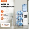 image:imageVEVOR 4 Tiers Water Jug Holder 5 Gallon Water Bottle Holder Double Row Water Bottle Rack for 8 Bottles Heavy Duty Water Jug Rack for Kitchen Office Living Room BlackBlack