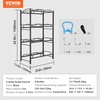 image:imageVEVOR 4 Tiers Water Jug Holder 5 Gallon Water Bottle Holder Double Row Water Bottle Rack for 8 Bottles Heavy Duty Water Jug Rack for Kitchen Office Living Room BlackBlack