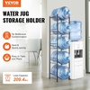 image:imageVEVOR 4 Tiers Water Jug Holder 5 Gallon Water Bottle Holder Double Row Water Bottle Rack for 8 Bottles Heavy Duty Water Jug Rack for Kitchen Office Living Room BlackBlack