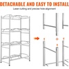 image:imageVEVOR 4 Tiers Water Jug Holder 5 Gallon Water Bottle Holder Double Row Water Bottle Rack for 8 Bottles Heavy Duty Water Jug Rack for Kitchen Office Living Room SilverSilvergray
