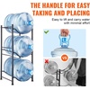 image:imageVEVOR 4 Tiers Water Jug Holder 5 Gallon Water Bottle Holder Double Row Water Bottle Rack for 8 Bottles Heavy Duty Water Jug Rack for Kitchen Office Living Room BlackBlack