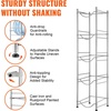 image:imageVEVOR 4 Tiers Water Jug Holder 5 Gallon Water Bottle Holder Double Row Water Bottle Rack for 8 Bottles Heavy Duty Water Jug Rack for Kitchen Office Living Room BlackSilver