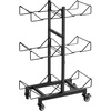 image:imageVEVOR 4 Tiers Water Jug Holder 5 Gallon Water Bottle Holder Double Row Water Bottle Rack for 8 Bottles Heavy Duty Water Jug Rack for Kitchen Office Living Room SilverBlack