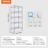 image:imageVEVOR 4 Tiers Water Jug Holder 5 Gallon Water Bottle Holder Double Row Water Bottle Rack for 8 Bottles Heavy Duty Water Jug Rack for Kitchen Office Living Room BlackSilver