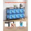 image:imageVEVOR 5 Gallon Water Jug Holder 3Tier 3 or 5 Gallon Water Bottle Holder for 8 Bottles Heavy Duty Jug Rack Organizer with Storage Shelf Handle for Home Office Restaurant Gym Black