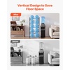 image:imageVEVOR 5 Gallon Water Jug Holder for 10 Bottles 5Tier Double Rows 3 or 5 Gallon Water Bottle Holder with Handle Heavy Duty Jug Rack Organizer Easy Assembly for Kitchen Office Restaurant Black