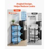 image:imageVEVOR 5 Gallon Water Jug Holder for 3 Bottles 4Tier 3 or 5 Gallon Water Bottle Holder with Top Shelf Handle Heavy Duty Jug Rack Organizer Detachable for Kitchen Home Office BlackBrown128 x 1299 x 3614 in