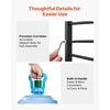 image:imageVEVOR 5 Gallon Water Jug Holder for 3 Bottles 4Tier 3 or 5 Gallon Water Bottle Holder with Top Shelf Handle Heavy Duty Jug Rack Organizer Detachable for Kitchen Home Office BlackBrown128 x 1299 x 3614 in
