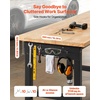 image:imageVEVOR Adjustable Workbench 5000 lbs Capacity 72 x 24 Inch Oak Wood Top Workstation with 4 AC Outlets amp 2 USB Ports HeavyDuty Hardwood Worktable for Garage Workshop Home Office Commercial72 x 24 x 29139 in