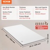 image:imageVEVOR Bamboo Table Top 709 x 29 x 15 330 lbs Load Capacity Universal Solid OnePiece Bamboo Desktop for Height Adjustable Electric Standing Desk Frame Rectangular Countertop for Home amp OfficeWhite
