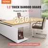 image:imageVEVOR Bamboo Table Top 709 x 29 x 15 330 lbs Load Capacity Universal Solid OnePiece Bamboo Desktop for Height Adjustable Electric Standing Desk Frame Rectangular Countertop for Home amp OfficeNatural Wood Color