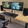 image:imageVEVOR Bamboo Table Top 709 x 29 x 15 330 lbs Load Capacity Universal Solid OnePiece Bamboo Desktop for Height Adjustable Electric Standing Desk Frame Rectangular Countertop for Home amp OfficeWood