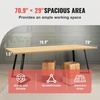 image:imageVEVOR Bamboo Table Top 709 x 29 x 15 330 lbs Load Capacity Universal Solid OnePiece Bamboo Desktop for Height Adjustable Electric Standing Desk Frame Rectangular Countertop for Home amp OfficeNatural Wood Color