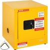 image:imageVEVOR Flammable Cabinet 45 Gal 18 x 43 x 65 Yellow  ColdRolled Steel Explosion Proof 2 Adjustable Shelves 2 Manual Doors Industrial Use17 x 17 x 18