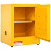 image:imageVEVOR Flammable Cabinet 45 Gal 18 x 43 x 65 Yellow  ColdRolled Steel Explosion Proof 2 Adjustable Shelves 2 Manual Doors Industrial Use17 x 17 x 22