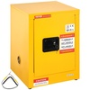 image:imageVEVOR Flammable Cabinet 45 Gal 18 x 43 x 65 Yellow  ColdRolled Steel Explosion Proof 2 Adjustable Shelves 2 Manual Doors Industrial Use17 x 17 x 22