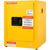 image:imageVEVOR Flammable Cabinet 45 Gal 18 x 43 x 65 Yellow  ColdRolled Steel Explosion Proof 2 Adjustable Shelves 2 Manual Doors Industrial Use17 x 17 x 22