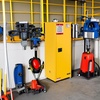 image:imageVEVOR Flammable Cabinet 45 Gal 18 x 43 x 65 Yellow  ColdRolled Steel Explosion Proof 2 Adjustable Shelves 2 Manual Doors Industrial Use18 x 18 x 35