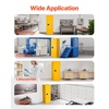 image:imageVEVOR Flammable Cabinet 45 Gal 18 x 43 x 65 Yellow  ColdRolled Steel Explosion Proof 2 Adjustable Shelves 2 Manual Doors Industrial Use18 x 23 x 65