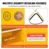 image:imageVEVOR Flammable Cabinet 45 Gal 18 x 43 x 65 Yellow  ColdRolled Steel Explosion Proof 2 Adjustable Shelves 2 Manual Doors Industrial Use18 x 43 x 50