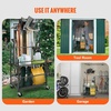 image:imageVEVOR Garden Tool Organizer 16 Slots with Hooks Yard Tool Tower Rack with Wheels for Garage Organization and Storage Hold LongHandled ToolRakeBroom Metal Tool Stand Holder for Shed Outdoor