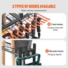 image:imageVEVOR Garden Tool Organizer 16 Slots with Hooks Yard Tool Tower Rack with Wheels for Garage Organization and Storage Hold LongHandled ToolRakeBroom Metal Tool Stand Holder for Shed Outdoor