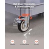 image:imageVEVOR Heavy Duty Utility Cart with Tray amp Pegboard 550 LBS 2 Tier Service Cart with 360 Swivel amp Fixed Wheels 2 with Brakes Plastic Rolling Cart Tool Storage for Garage Warehouse Workshop3976 x 173 x 333 in