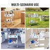 image:imageVEVOR Lab Serving Cart Utility Cart Stainless Steel Medical Cart with Two Drawers for lab Equipment Use Grade I Stainless Steel Utility Services 2 Shelves 2 DrawerUtility Cart