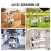 image:imageVEVOR Lab Serving Cart Utility Cart Stainless Steel Medical Cart with Two Drawers for lab Equipment Use Grade I Stainless Steel Utility Services 2 Shelves 2 Drawer3 Shelves 1 Drawer