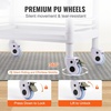 image:imageVEVOR Medical Mobile Trolley Cart with 2 Drawers amp 3 Trash Cans 2 Tiers Beauty Salon Rolling Trolley with 4 Silent Wheels amp 2 Dirts Bucket amp Bowl Medical Utility Cart for Hospital Dental Clinic Lab2tier shelves