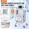 image:imageVEVOR Medical Trolley Storage Cart with Removable Drawer Rolling Lab Tray Cart with Wheels for Ultrasound Dental Clinic Lab Beauty Salon Office1 Drawer