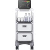 image:imageVEVOR Medical Trolley Storage Cart with Removable Drawer Rolling Lab Tray Cart with Wheels for Ultrasound Dental Clinic Lab Beauty Salon Office2 Drawers