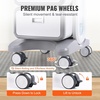 image:imageVEVOR Medical Trolley Storage Cart with Removable Drawer Rolling Lab Tray Cart with Wheels for Ultrasound Dental Clinic Lab Beauty Salon Office2 Drawers