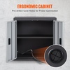 image:imageVEVOR Metal Storage Cabinet 120lbs Load Capacity per Shelf 20 Tall WallMounted PowderCoating Steel Garage Cabinet with Adjustable Shelf Press to Close amp Open Door Perfect for Office Garage ToolFoldable 26