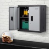 image:imageVEVOR Metal Storage Cabinet 120lbs Load Capacity per Shelf 20 Tall WallMounted PowderCoating Steel Garage Cabinet with Adjustable Shelf Press to Close amp Open Door Perfect for Office Garage ToolFoldable 26