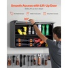 image:imageVEVOR Metal Storage Cabinet 120lbs Load Capacity per Shelf 20 Tall WallMounted PowderCoating Steel Garage Cabinet with Adjustable Shelf Press to Close amp Open Door Perfect for Office Garage Tool3031 x 1201 x 1969 inches