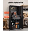 image:imageVEVOR Metal Storage Cabinet 180 lbs Shelf Load Capacity 7087 Tall Garage Tool Storage Cabinet with 2 Locking Doors Adjustable Shelves 2 Drawers Pegboard for Garage Home Office Utility RoomImmovable2 door