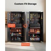 image:imageVEVOR Metal Storage Cabinet 180 lbs Shelf Load Capacity 7087 Tall Garage Tool Storage Cabinet with 2 Locking Doors Adjustable Shelves 2 Drawers Pegboard for Garage Home Office Utility RoomImmovable2 door